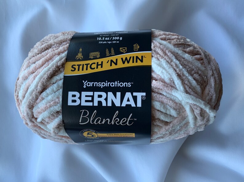 SALMON SAND VARG 31005 Bernat Blanket Yarn 10.5 oz Skeins Etsy