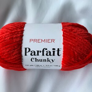 Premier Parfait Yarn BUTTER 30-12 192yds Premium Chenille Yarn
