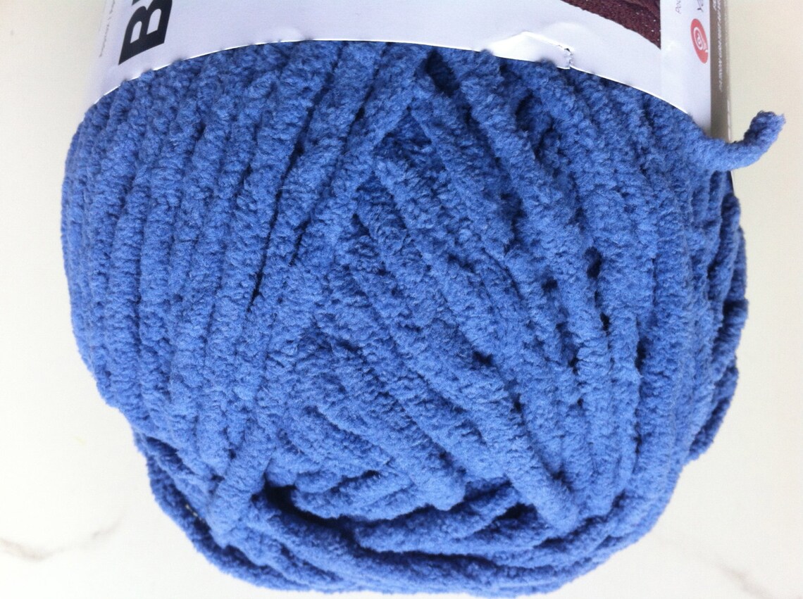 COUNTRY BLUE 10106 Bernat Blanket Yarn 10.5 Oz Chenille Etsy