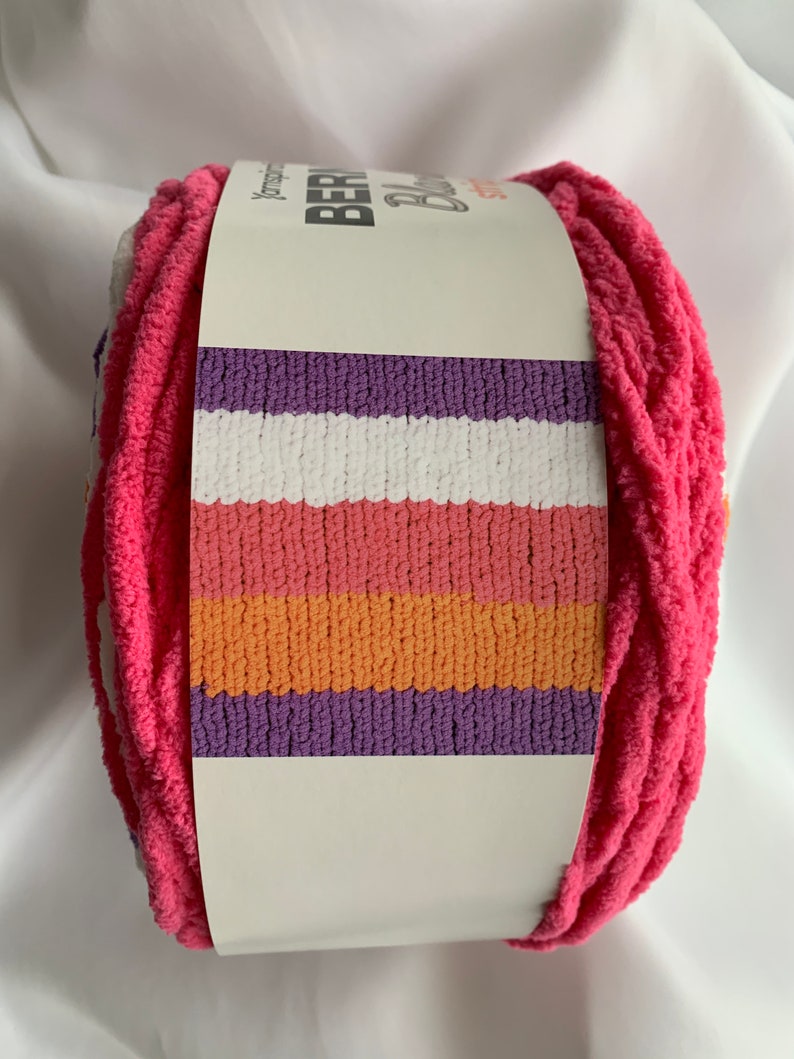 Bernat Blanket Yarn Stripes 161250 Skein 10.5 oz 220 yds Etsy