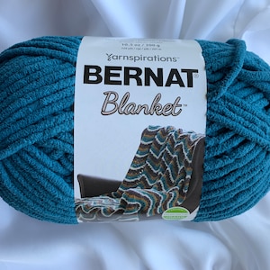  Bernat Blanket Super Bulky Yarn, 5.3oz, Guage 6 Super