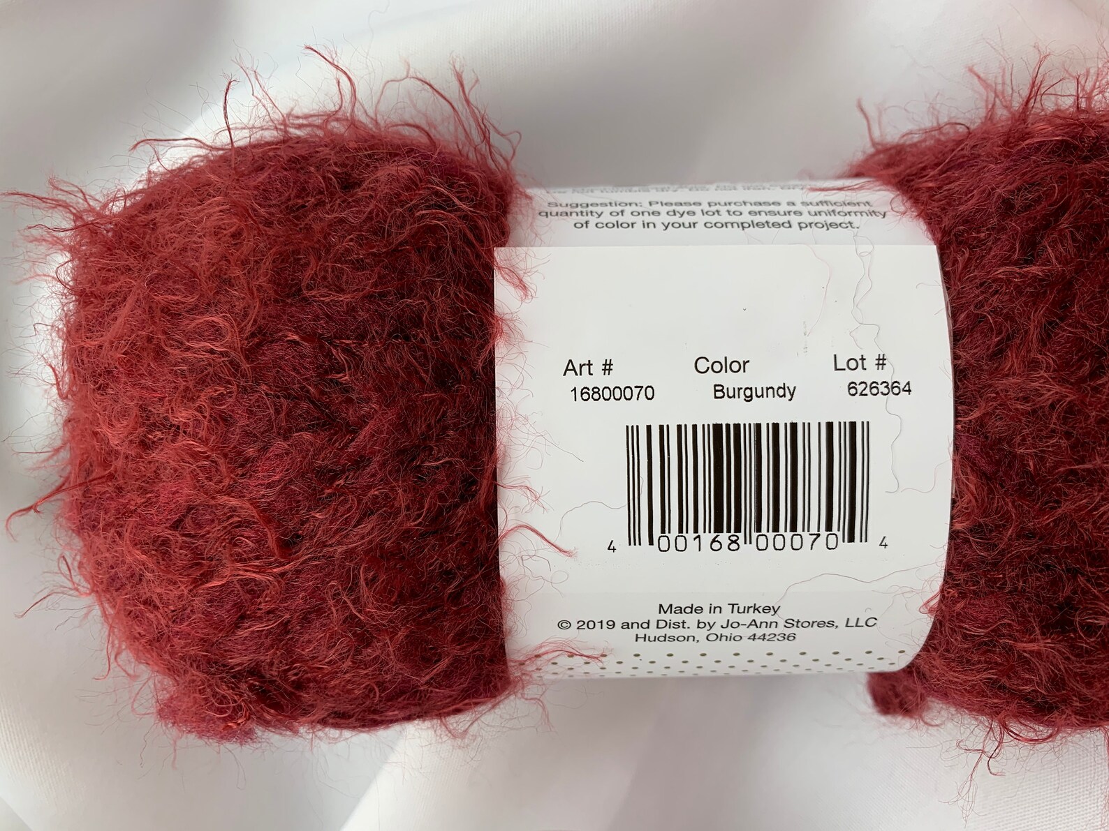 Angel Hair BURGUNDY Yarn Buttercream Luxe Craft 3.5 oz 120 Etsy
