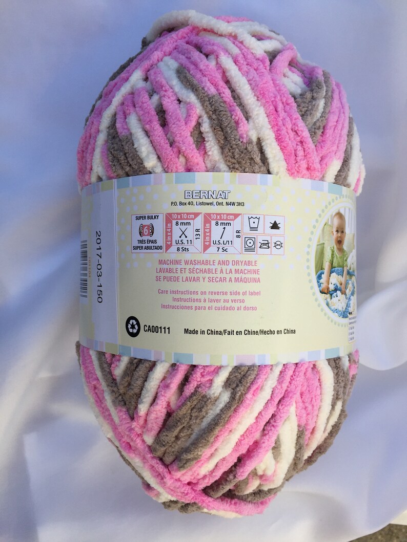 LITTLE ROSES Bernat Baby Blanket COLOR 04418 10.5 oz258 Etsy
