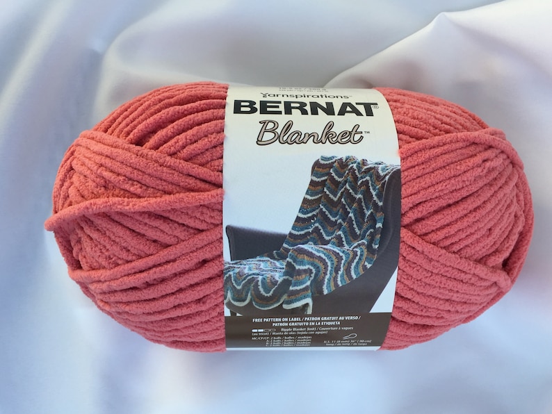 TERRACOTTA ROSE 10880 Bernat Blanket Yarn220yds10.5 oz300g Etsy