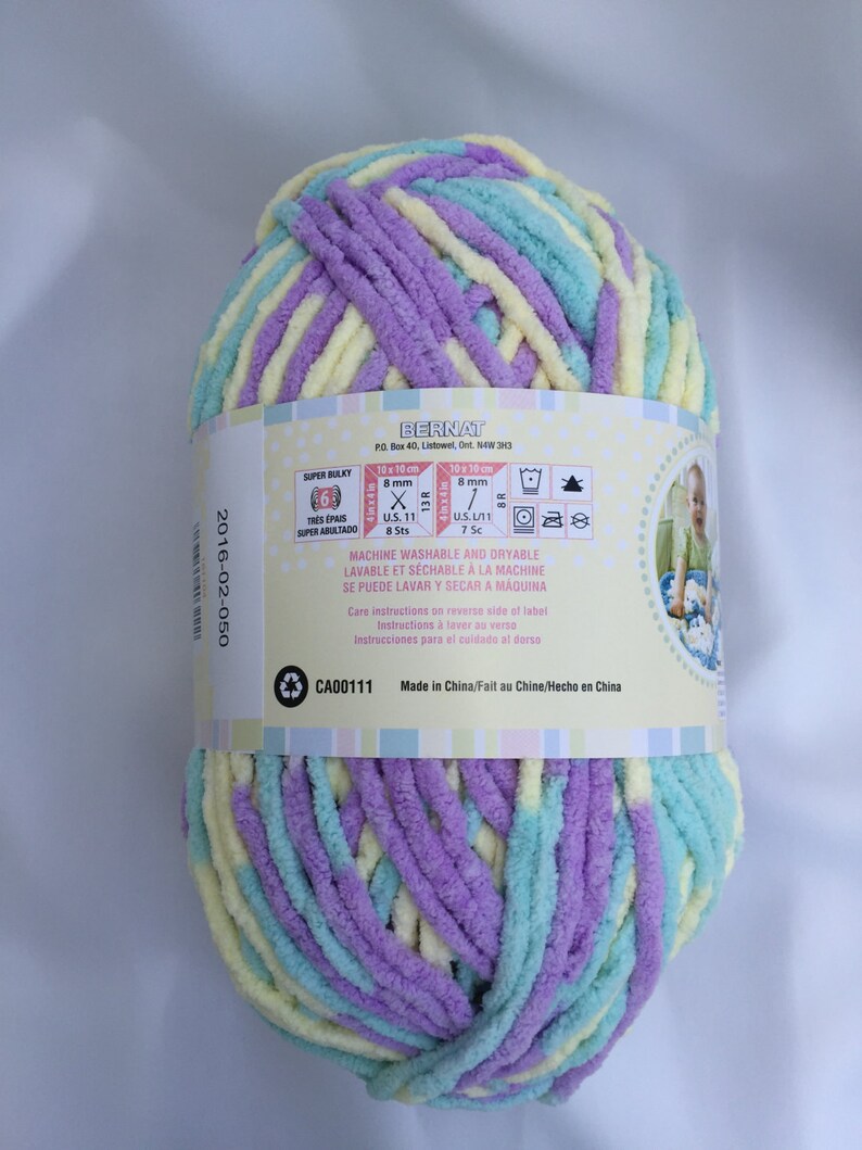 Easter Egg 04327 Yarn Big 10.5 oz Skein Bernat Baby Blanket Etsy