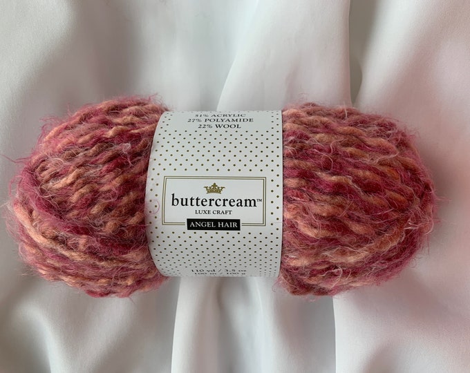 PINK MULTI Angel Hair Yarn Buttercream Luxe Craft 3.5 Oz Etsy