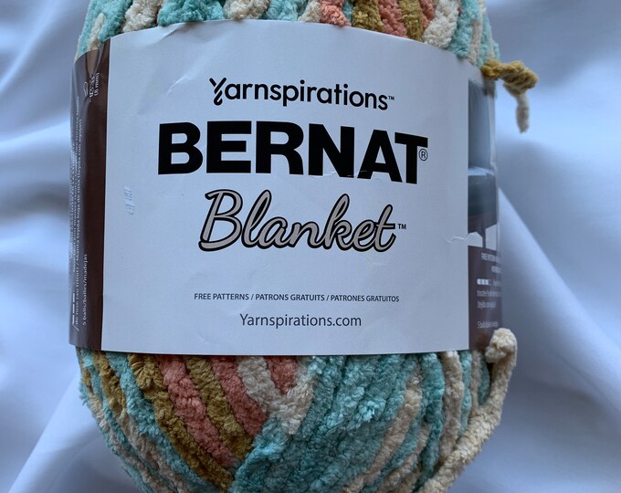 SAILORS DELIGHT Bernat Blanket Yarn 10136 10.5oz Skein 220 Etsy