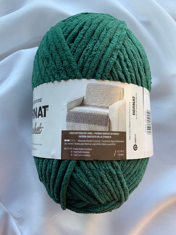 DEEP SEA 10920 Bernat Blanket Yarn 220yds 10.5 Oz Skein Super Bulky 6  Chenille Winter Warm Yarn Crochet Knit Dcoyshouseofyarn -  Israel