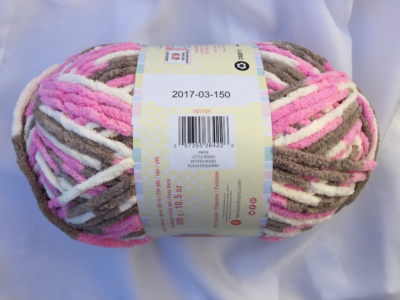 LITTLE ROSES Bernat Baby Blanket COLOR 04418 10.5 oz258 Etsy