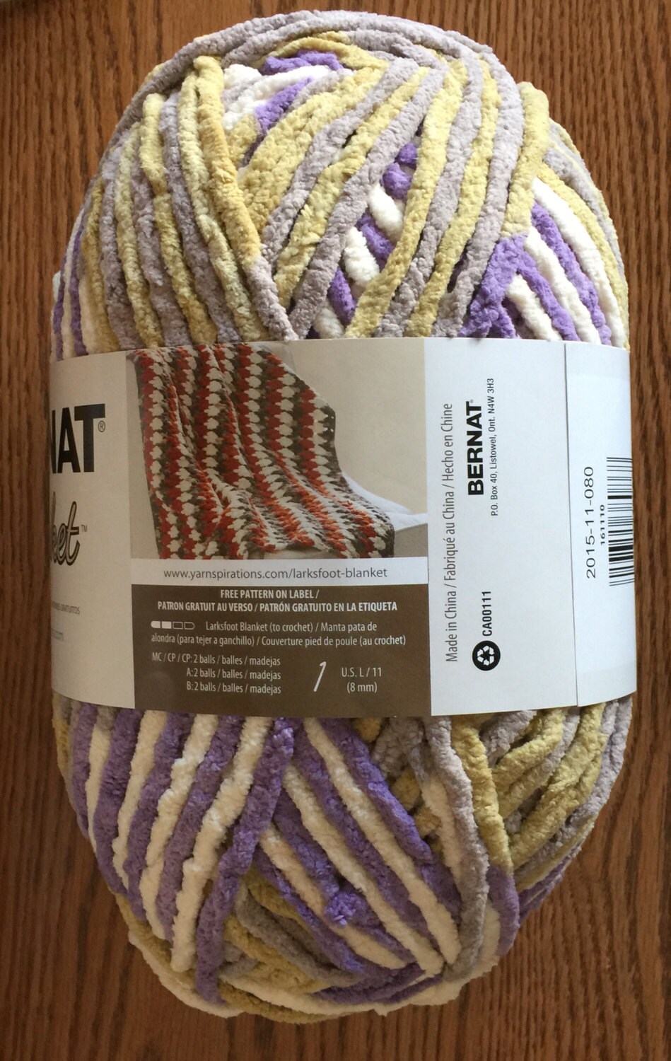 Bernat blanket yarn lilac bush shop