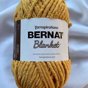 Bernat Blanket Extra Thick Yarn/polyester Yarn/jumbo Yarn/baby Blanket  Yarn/chenille Blanket/blanket Yarn/amigurumi Yarn/chunky Blanket Yarn 