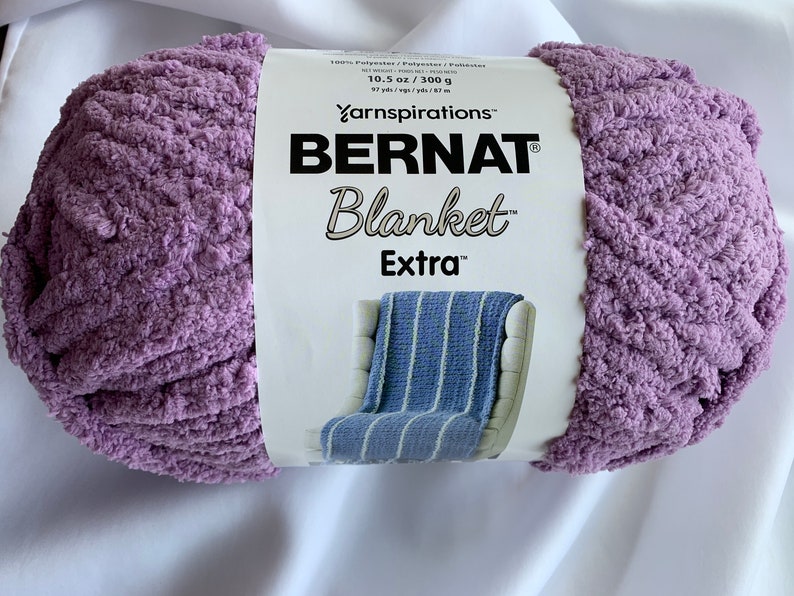 GRAY ORCHID 27012 Bernat Blanket EXTRA 97 yds 10.5 oz Skein Etsy