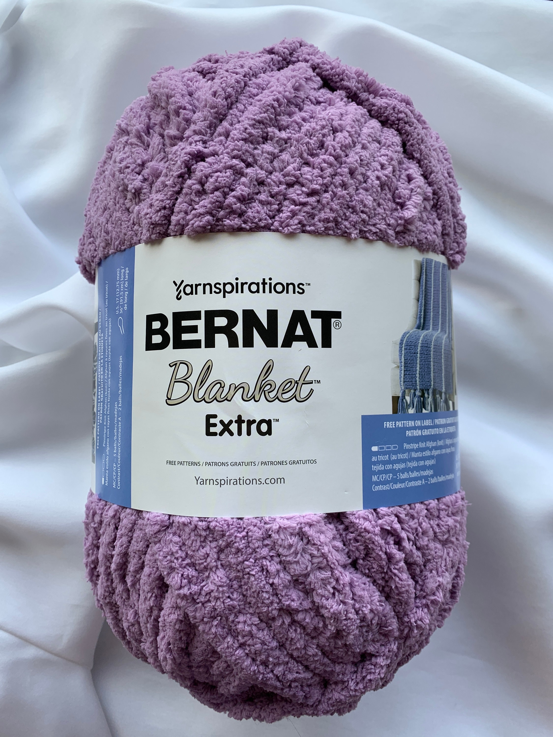 Crochet Pattern for Beginner BERNAT Blanket EXTRA Yarn Crochet