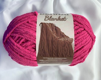 LILAC BUSH 10185 Bernat Blanket Yarn Super Bulky 6 10.5oz Skein Blanket  Yarn Yarn Supply Knit Crochet Supply Multi Color 