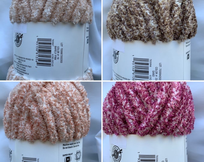 Cozy Heathered Yarn Loops & Threads Many Colors 8 Variations Super