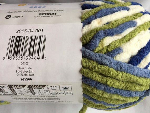 Bernat Blanket Yarn, Oceanside, 5.3 oz