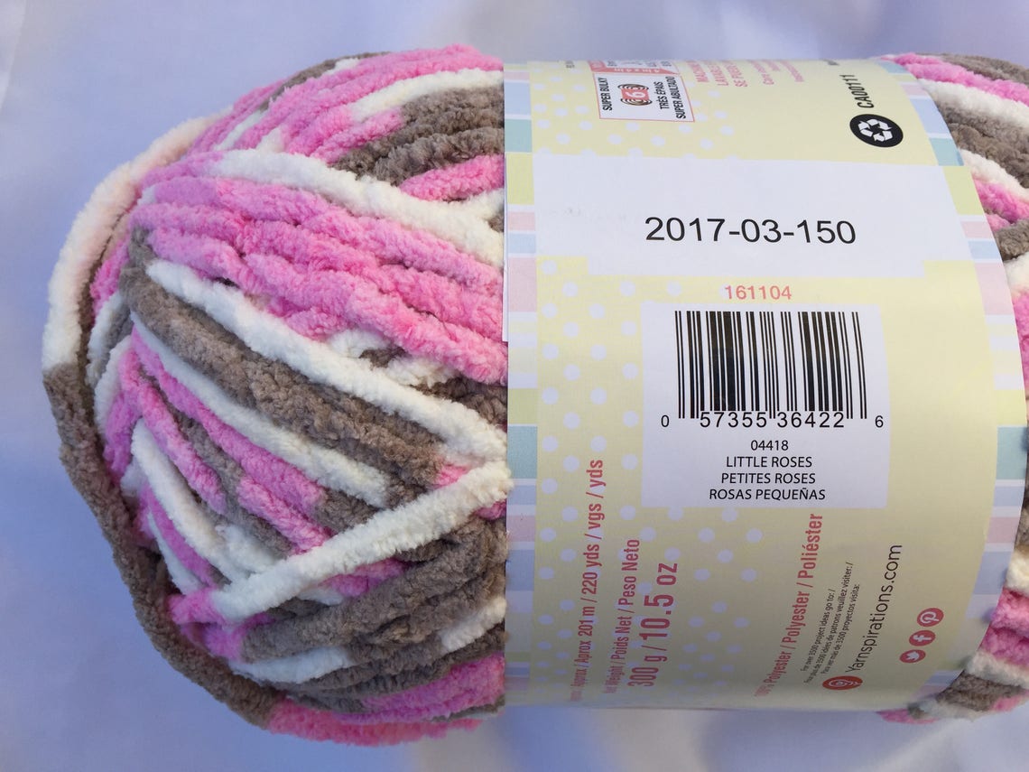 LITTLE ROSES Bernat Baby Blanket COLOR 04418 10.5 oz258 Etsy