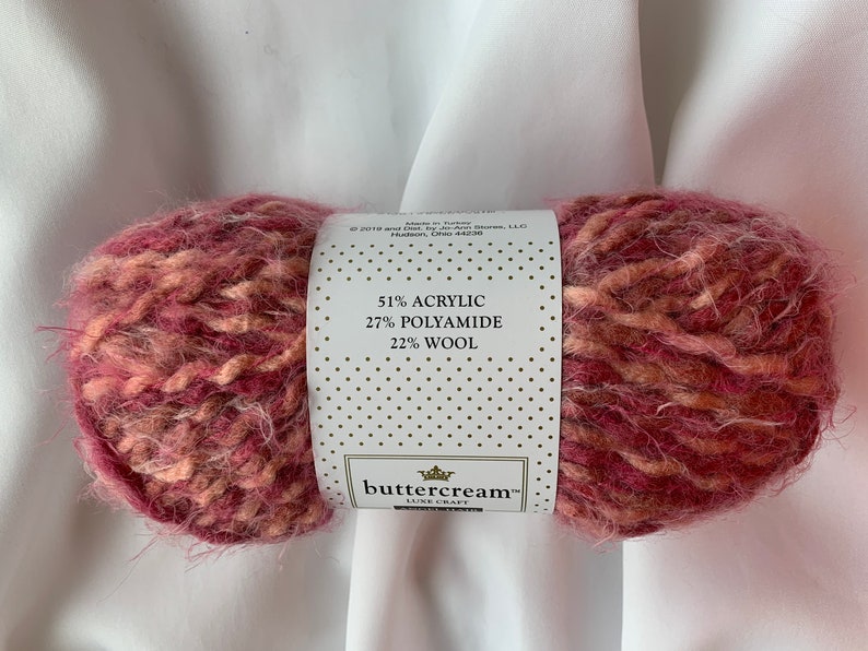 PINK MULTI Angel Hair Yarn Buttercream Luxe Craft 3.5 Oz Etsy
