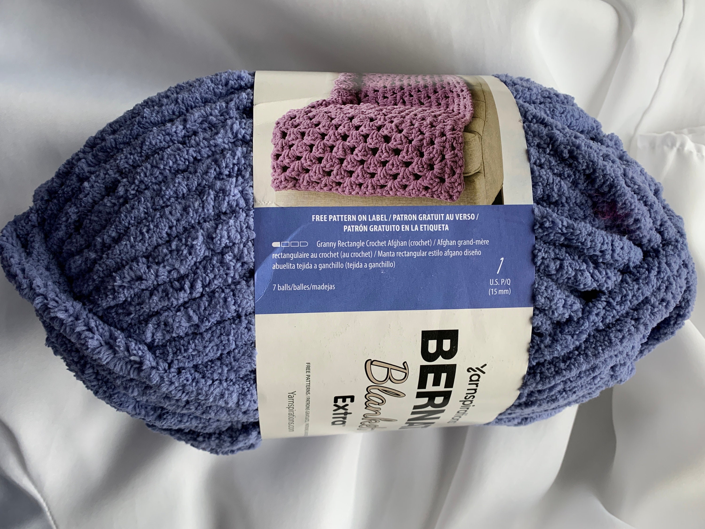 NAVY 27011 Bernat Blanket EXTRA Yarn 97yds 10.5 oz Skein Etsy