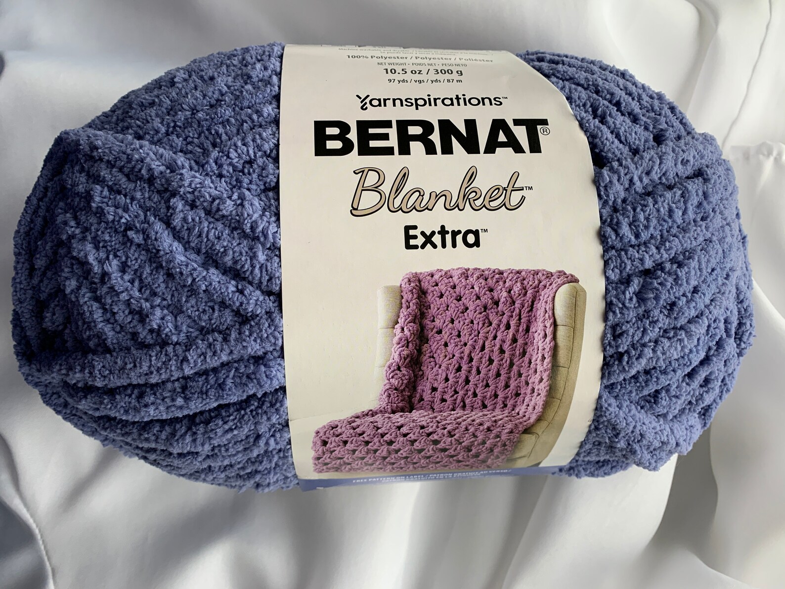 NAVY 27011 Bernat Blanket EXTRA Yarn 97yds 10.5 oz Skein Etsy