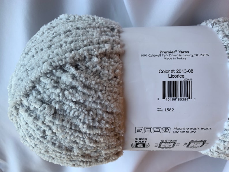 Premier Yarns Snow Cone Licorice Color 201308 Super Bulky Etsy