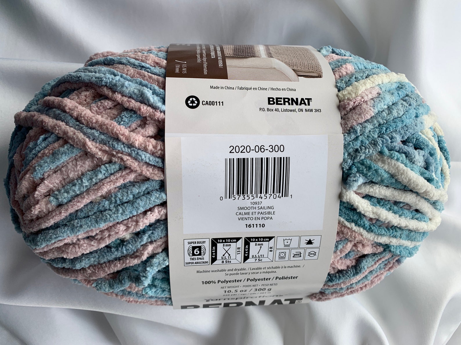 Smooth Sailing 10937 Bernat Blanket Yarn 10.5 Oz 220yds300g Etsy