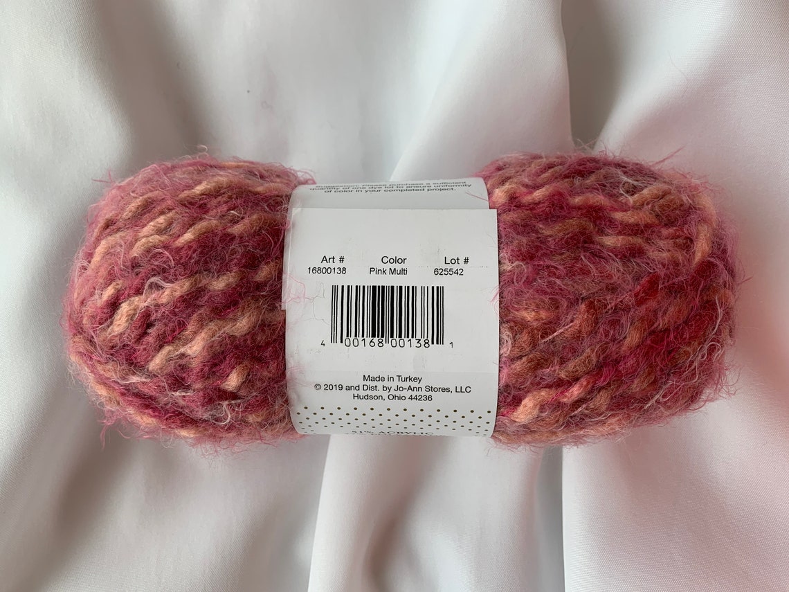PINK MULTI Angel Hair Yarn Buttercream Luxe Craft 3.5 Oz Etsy