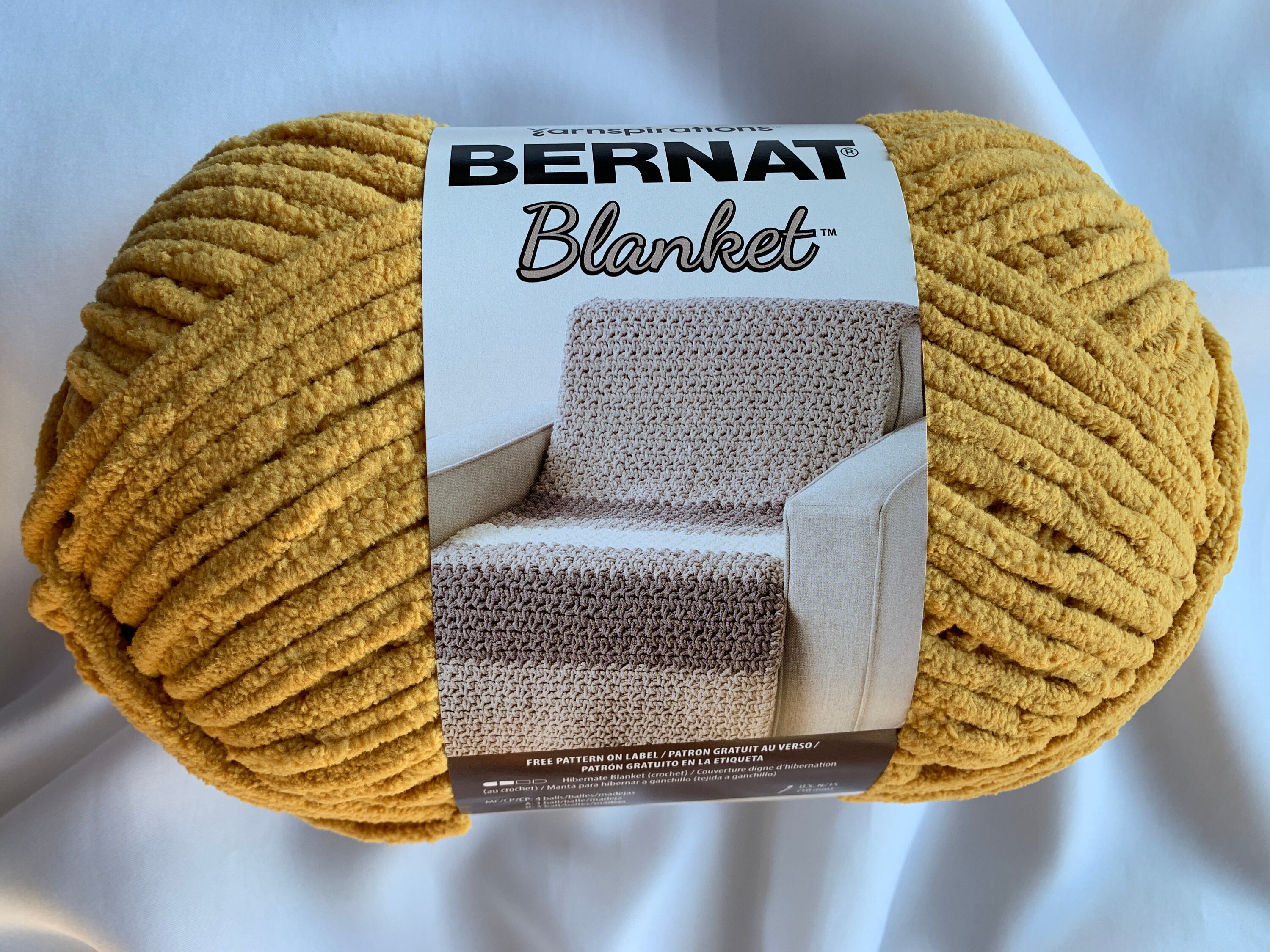GOLD 10970 Bernat Blanket Yarn220yds10.5 oz300g Super Bulky Etsy