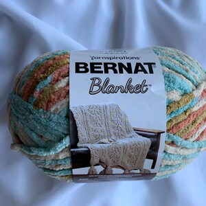 SAILORS DELIGHT Bernat Blanket Yarn 10136 10.5oz Skein 220 - Etsy