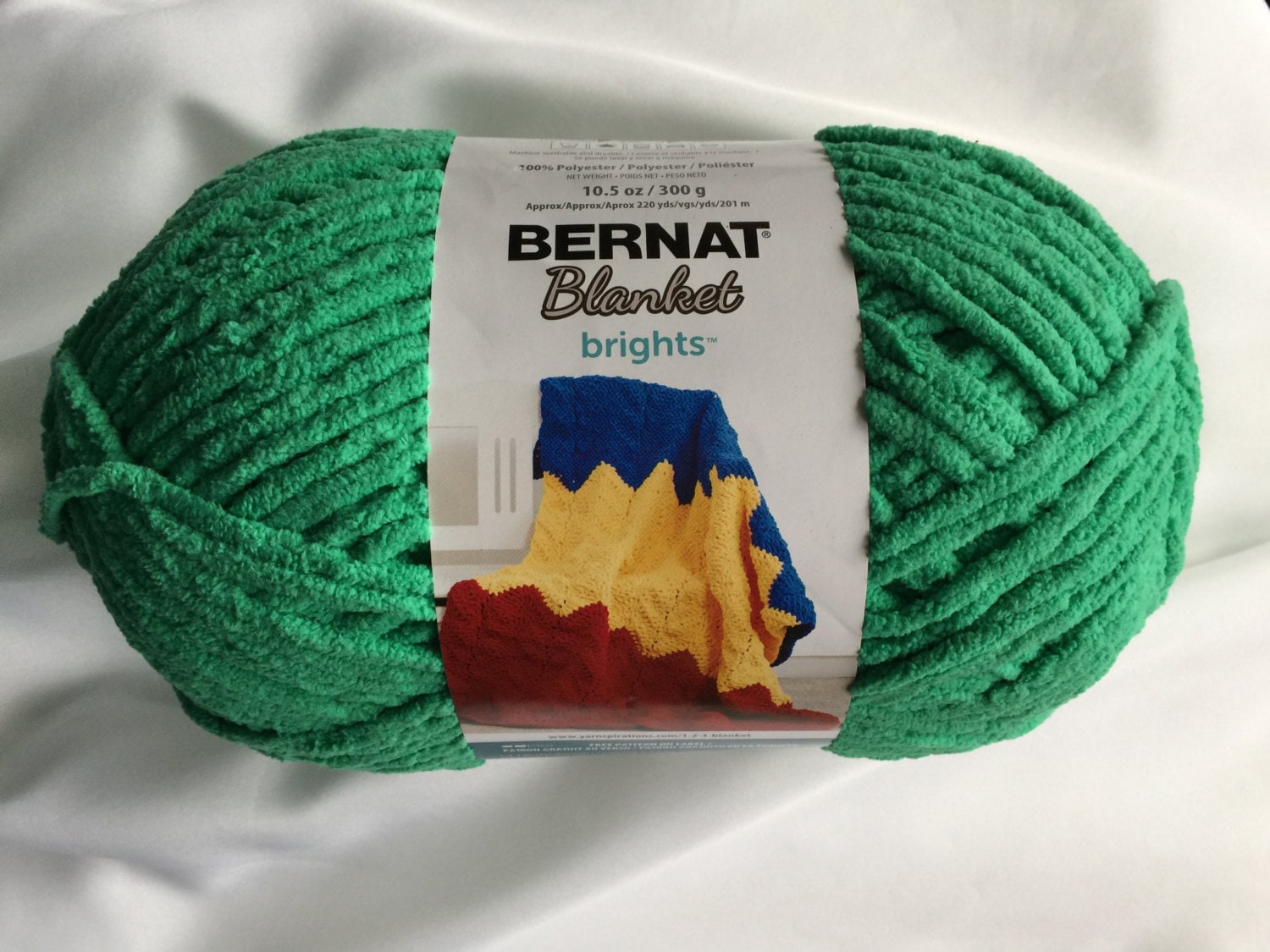 Bernat Blanket Brights Big Ball Yarn-Go Go Green, 1 - Harris Teeter