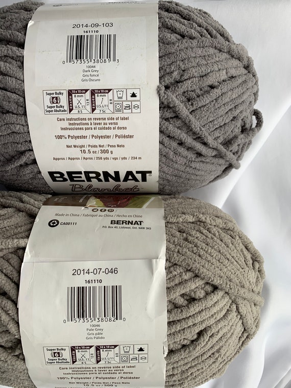 Bernat Blanket Big Ball Yarn (pale Grey)