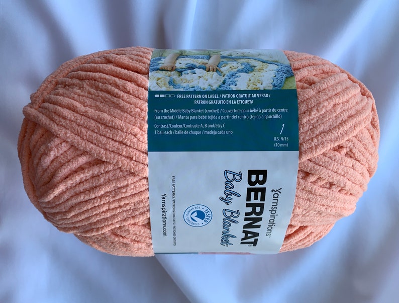 6 Baby Peach Bernat Baby Blanket Yarn 10 5 Oz Skein Super Bulky Chenille Yarn Yarn Supply Knit Or Crochet Dcoyshouseofyarn Yarn Macrame Jan Takayama Com