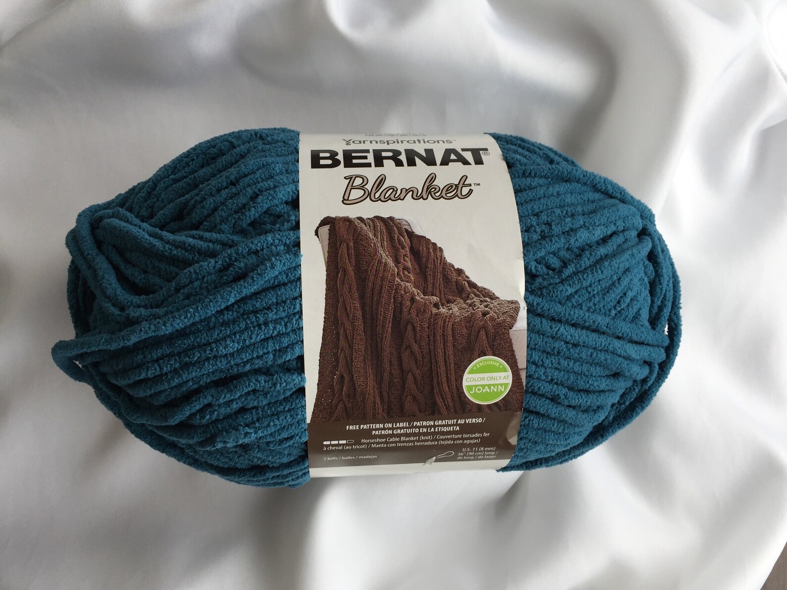 Dark Teal 04745 Bernat Blanket Yarn 10.5 oz Skein Baby Etsy