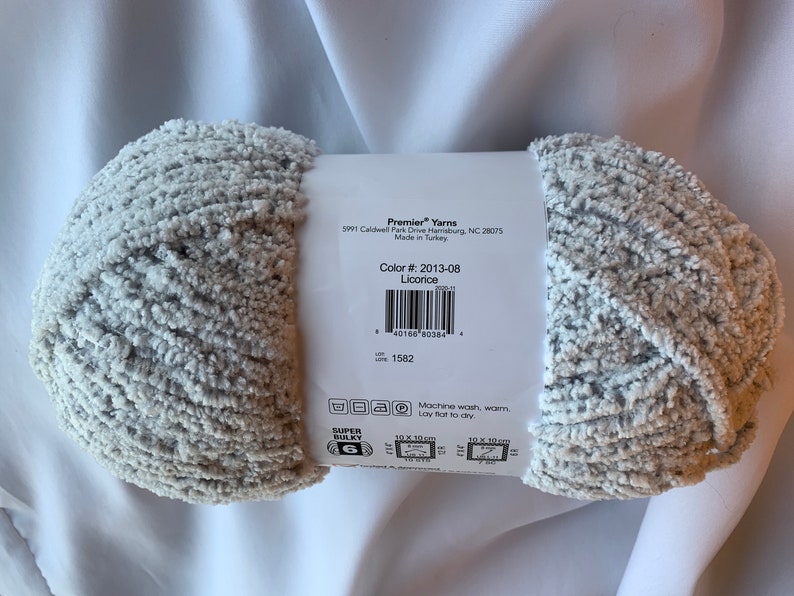 Premier Yarns Snow Cone Licorice Color 201308 Super Bulky Etsy