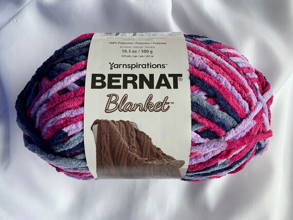 Lot of 4 - Yarnspirations Bernat Blanket Brights Yarn, 10.5oz 220yds -  Dutch Goat