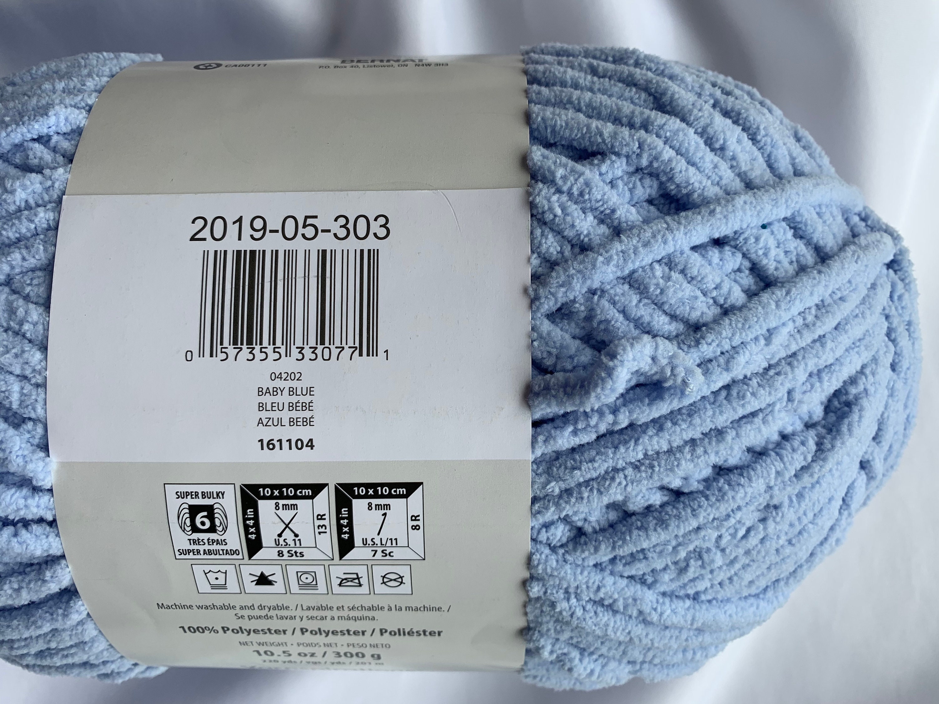 Baby Blue 04202 Bernat Baby Blanket Yarn 10.5 Oz Skein Etsy