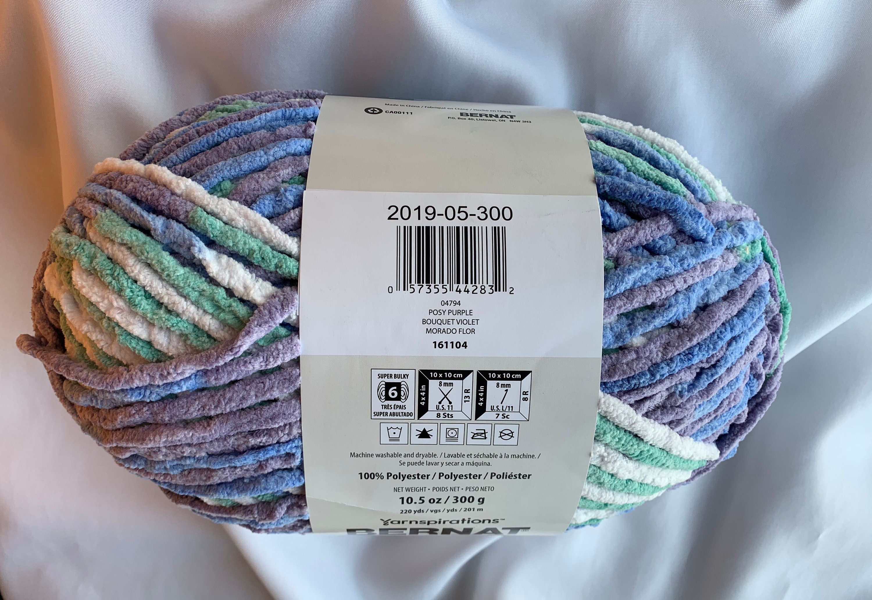 Bernat Blanket Yarn, Lilac Leaf