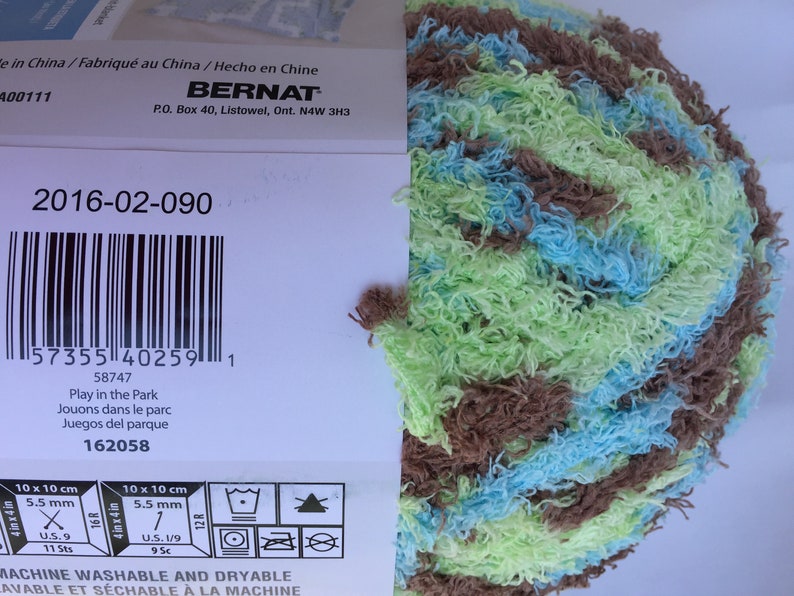 Beach Babe 03735 Bernat Baby Blanket Yarn 3.5 oz. 100g 72 Etsy