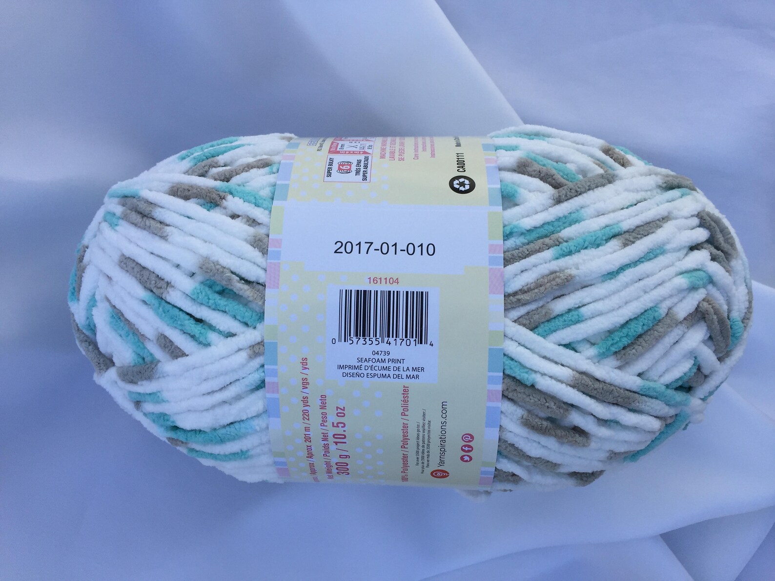 Seafoam Print 04739 Bernat Baby Blanket Yarn 10.5 oz Skein Etsy