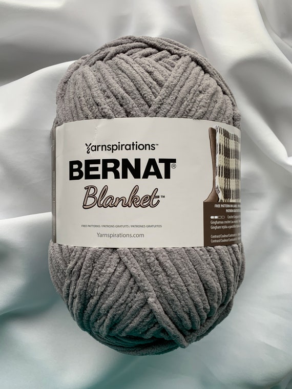 VAPOR GRAY 10960 Bernat Blanket Yarn220yds10.5 Oz300g Super Etsy