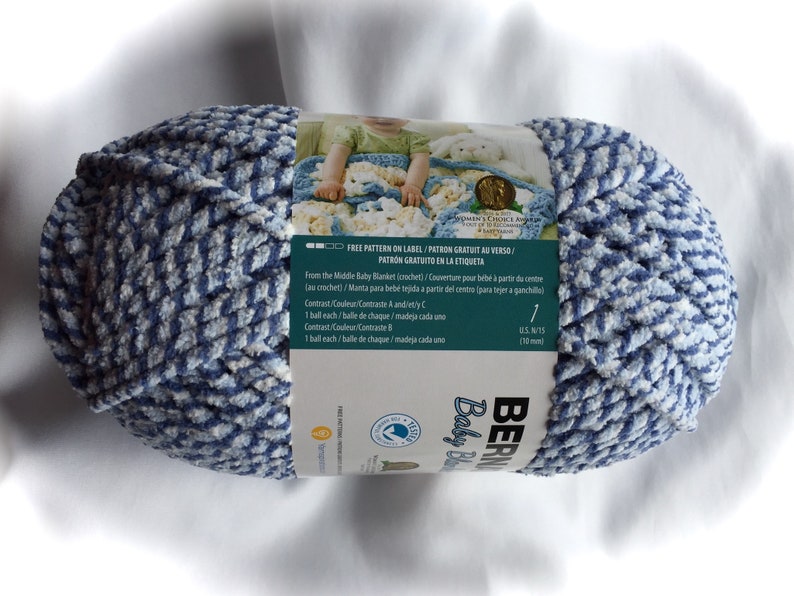 Blue Twist Bernat Baby Blanket Yarn 2yds 10 5 Oz 300g Super Bulky 6 Blue Yarn For Boys Crochet Knitting Supply Easy Care Yarn Craft Supplies Tools Safarni Org