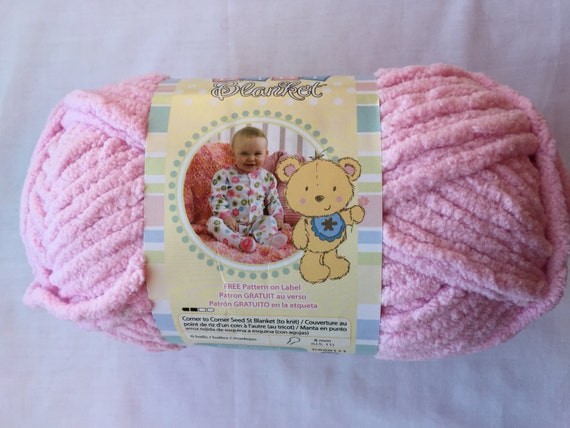 Baby Pink Bernat Baby Blanket Yarn 3 5 Oz Skein 030 100g Etsy