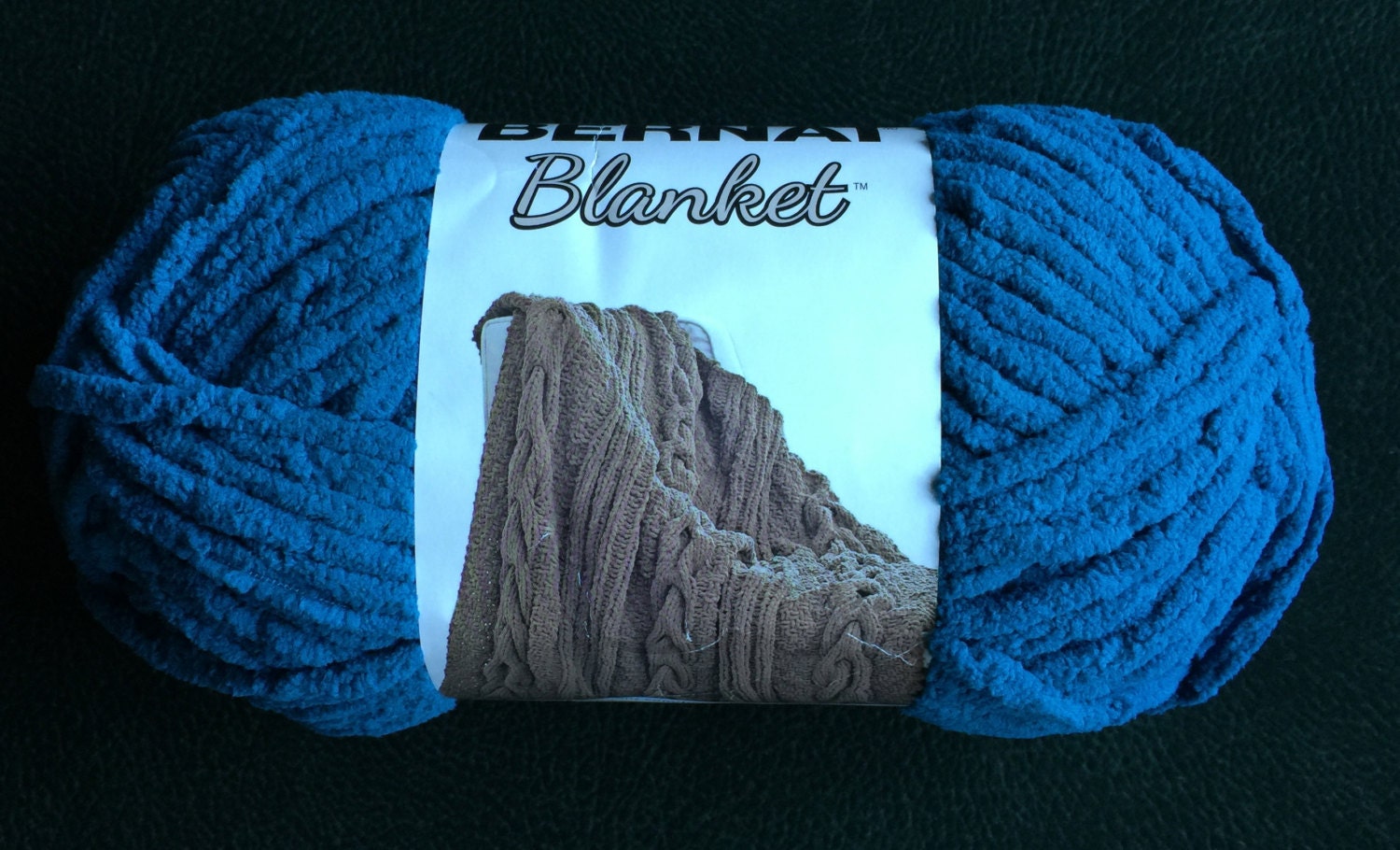 DARK TEAL Bernat Blanket Yarn 5.3 oz 150g 108yds Super Etsy