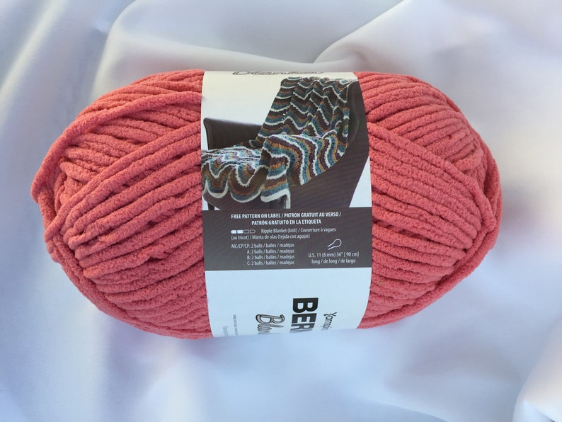 TERRACOTTA ROSE 10880 Bernat Blanket Yarn220yds10.5 oz300g Etsy