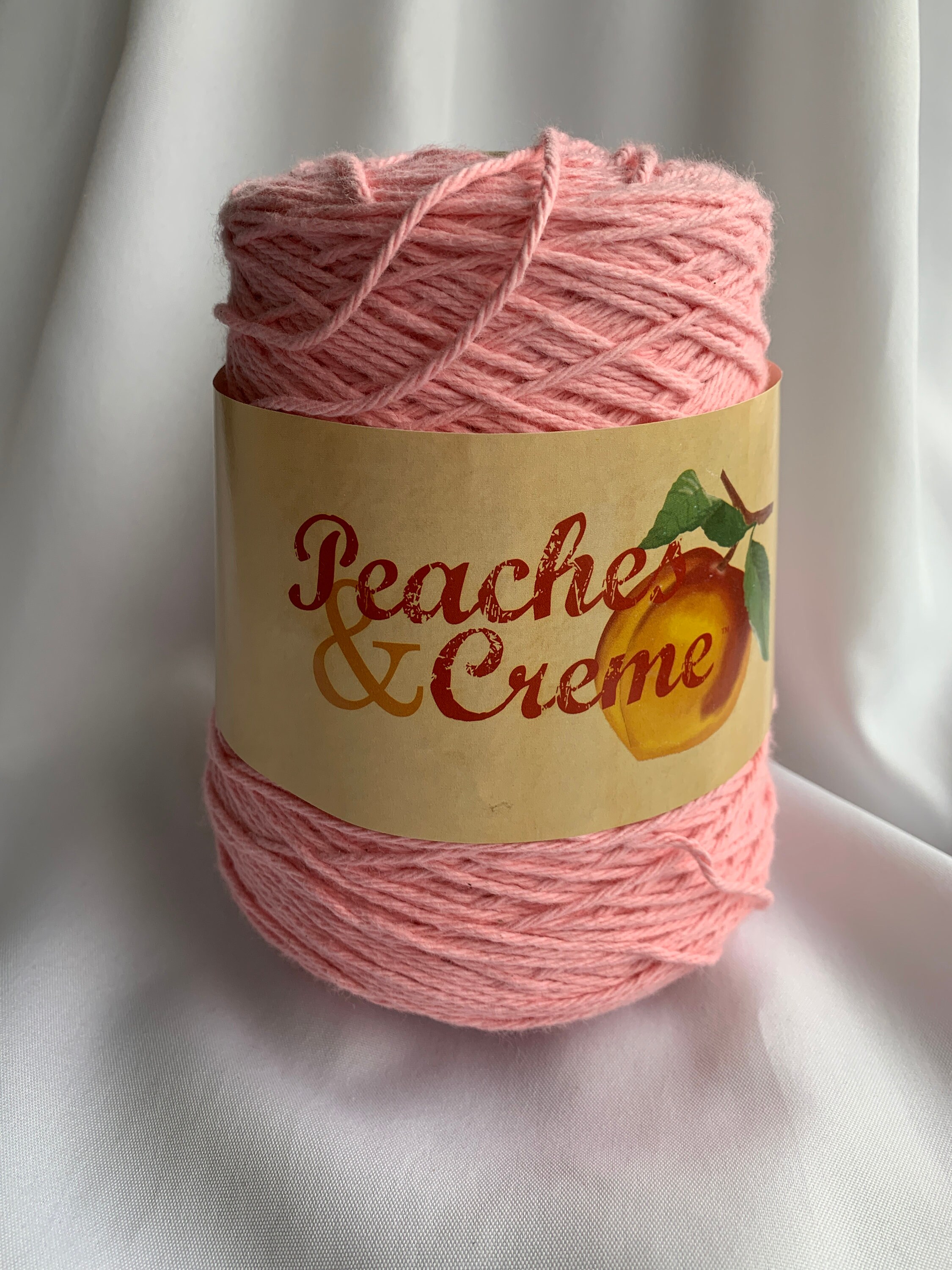 Peaches & Creme™ Cone #4 Medium Cotton Yarn, White 14oz/400g, 674 Yards (3  Pack) 