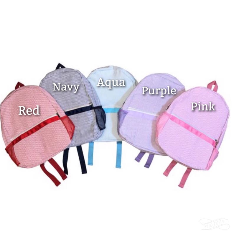 Baby Boy Fishing Diaper Bag Seersucker Backpack Toddler Backpack Fishing Backpack