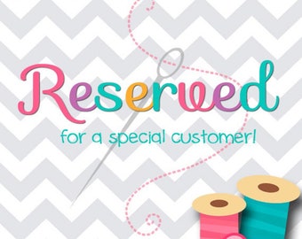 Reserved for Geri