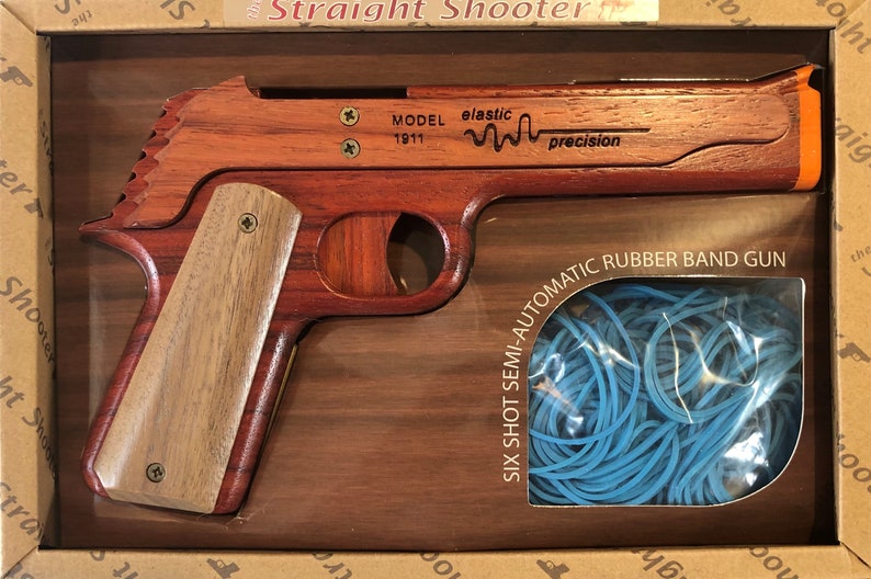 Model 1911 Rubber Band Gun Padauk image 2