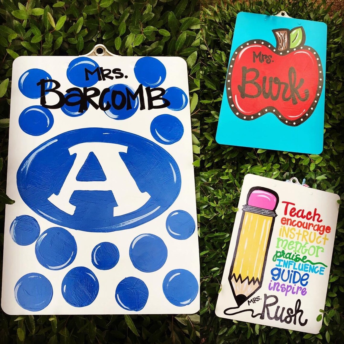Teacher painted clipboard | Etsy