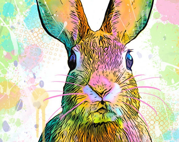 Spring Bunny Rabbit Print